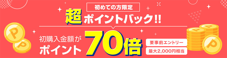 楽天Koboの初回70％ポイント還元キャンペーン