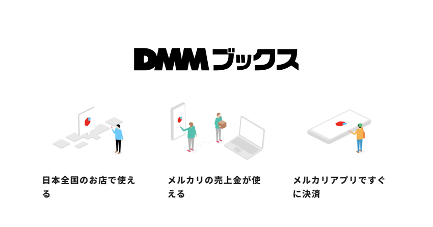 DMMブックスでメルペイを利用する方法