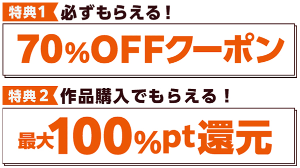 コミックシーモアの新規会員登録特典